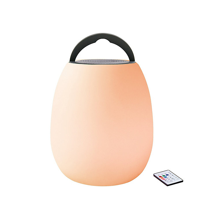 Lanterne enceinte LED intégrée multicolore rvb et blanc froid 4W dimmable