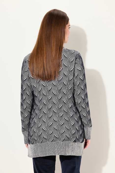 Pullover, Zopfmuster, Langarm, Biobaumwolle