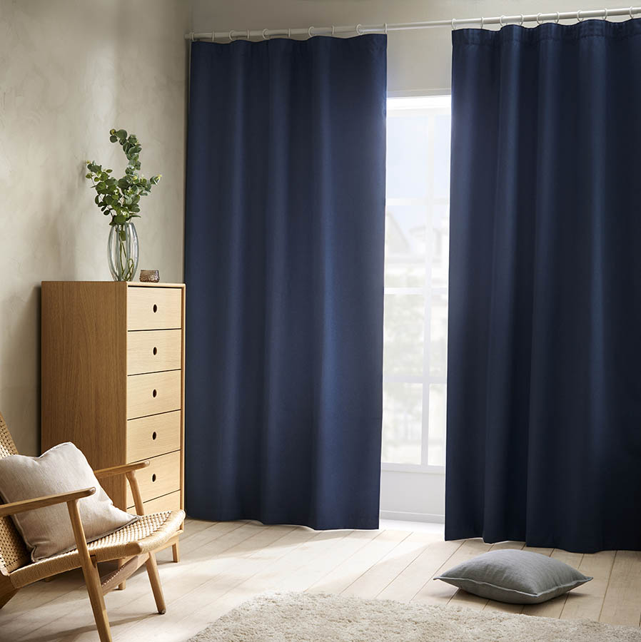 Tika lystett gardin 135x160 blå