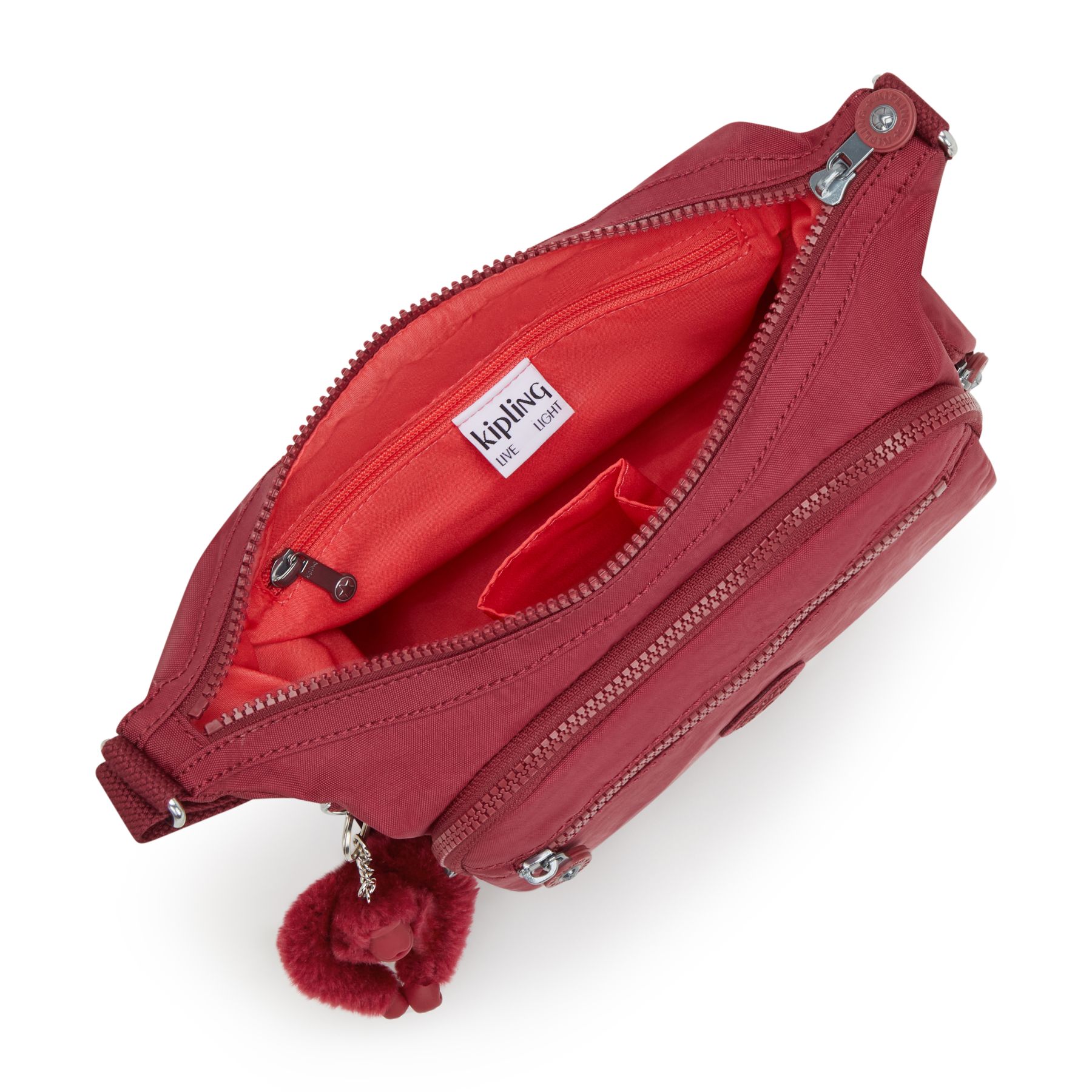 GABBIE S Petit sac bandoulière à compartiments multiples - Funky Red
