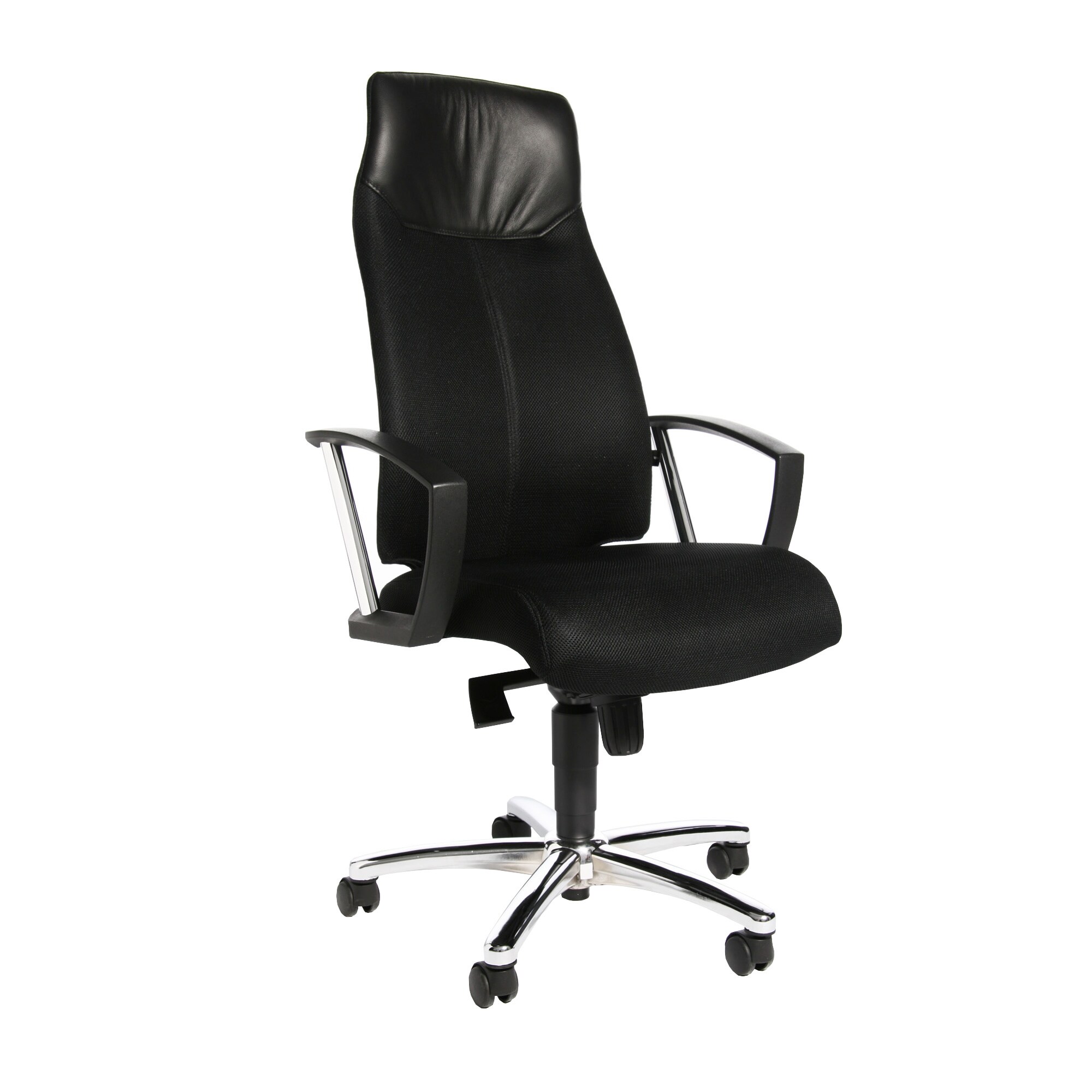 Profi Chefsessel HIGH SIT UP Stoff mit Armlehnen (nicht höhenverstellbar) Topstar