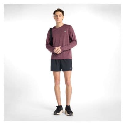 Maillot manches longues New Balance Athletics Rouge Homme