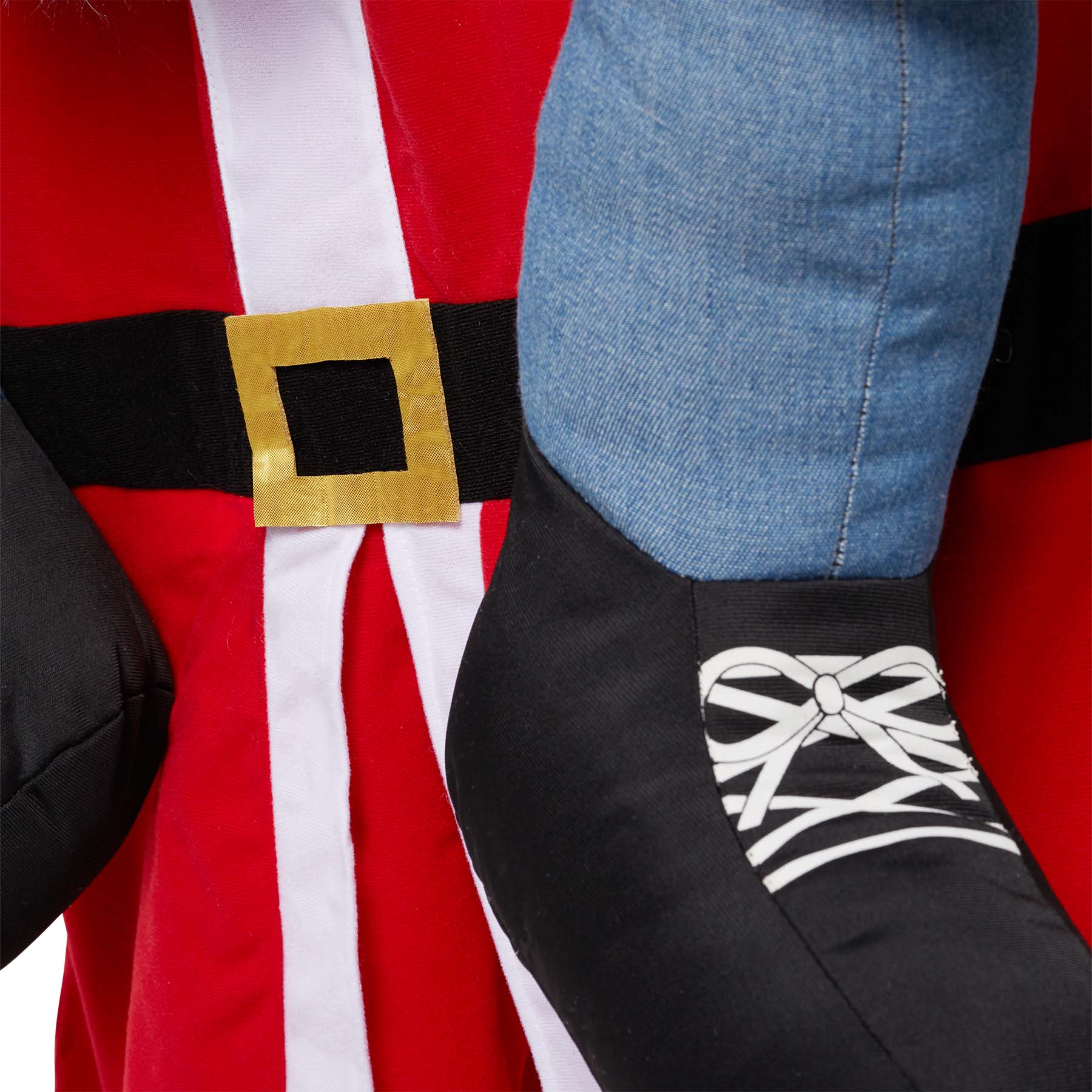 tectake® Huckepack-Kostüm Weihnachtsmann