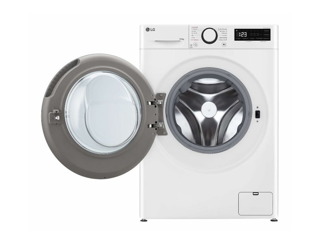 MÁQUINA DE LAVAR E SECAR ROUPA LG F4DR509S1W LAVA 9KG SECA 6KG