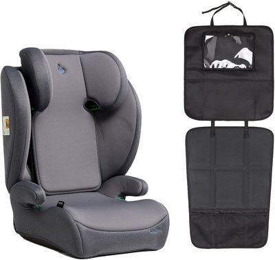 Beemoo Ride i-Size Beltestol inkl. Beemoo 3-in-1 Sparketrekk, Mineral Grey/Black