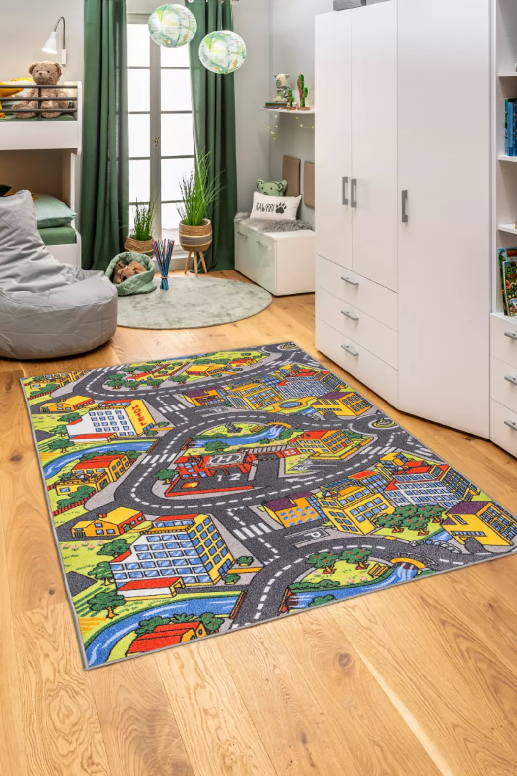 Kinderteppich City 100 x 165 cm