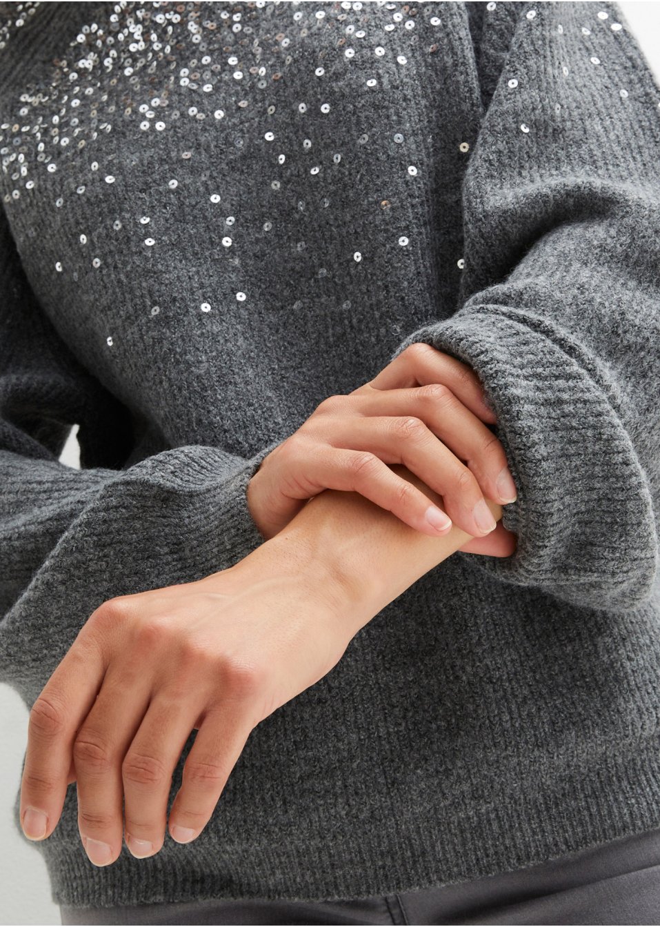 Pull à paillettes