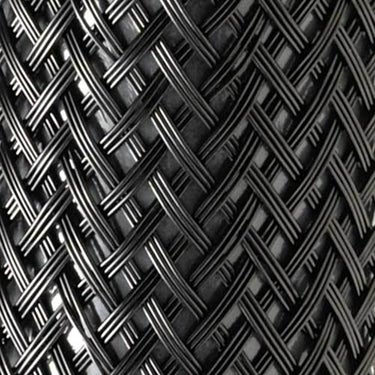 Techflex PTN0.13BK FlexoPET gevlochten kabelsleeve ⌀2.4-6.4 mm, 33 meter