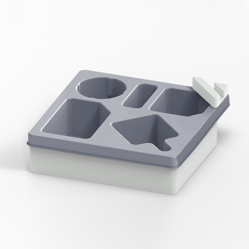 (28x28cm) Couchbar Organizer Sofa Halterung für Getränke / Smartphone / Fernbedienung / Snacks - Grau