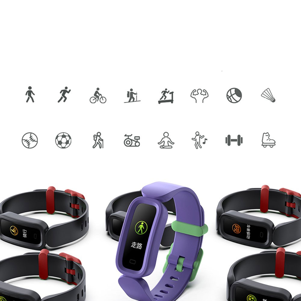 Kinder Fitness Tracker Smart Watch Blutsauerstoffmessung / Schlafüberwachung / Sportmodus 0.96