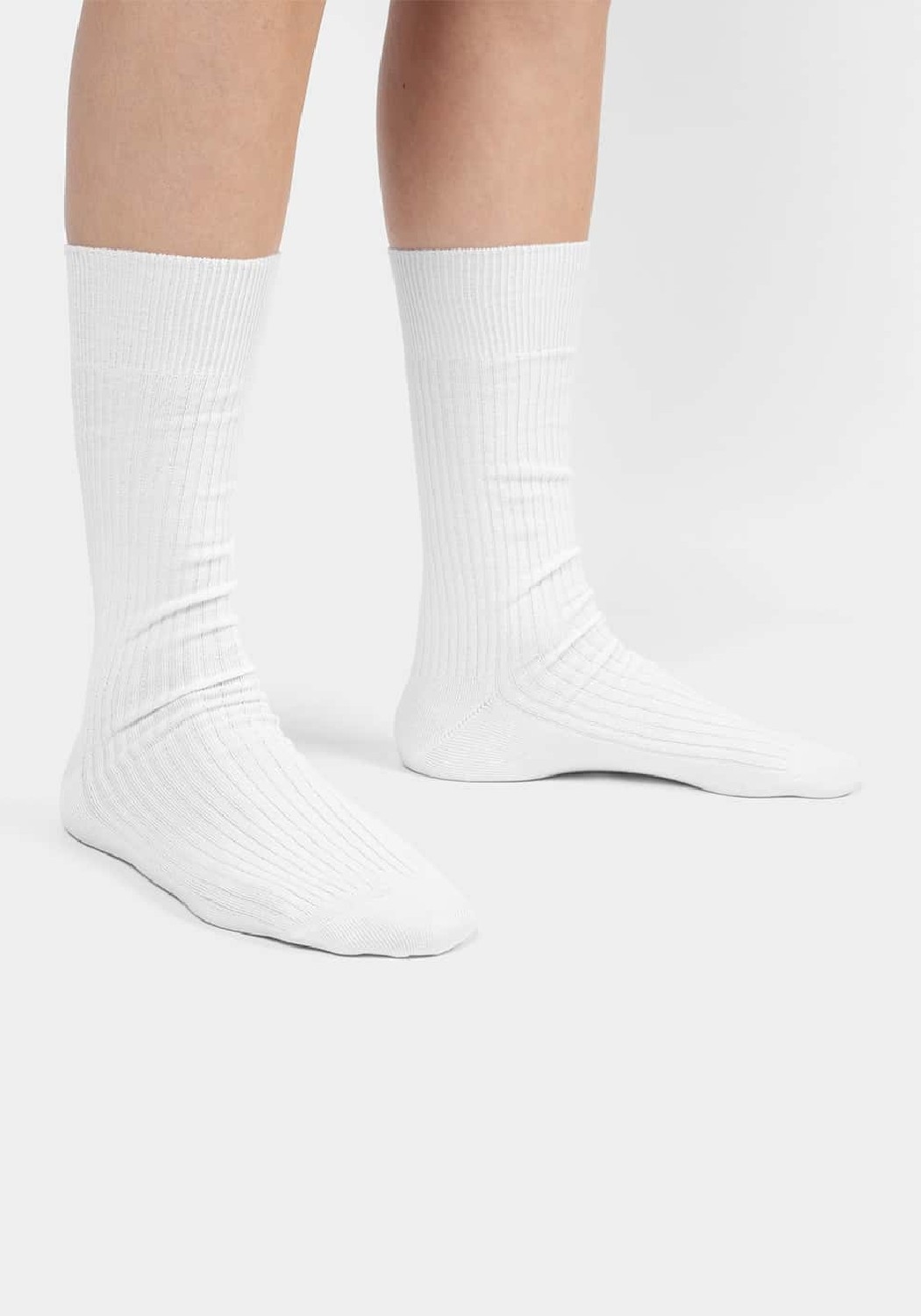 DillySocks Socken Ribbed Snow White