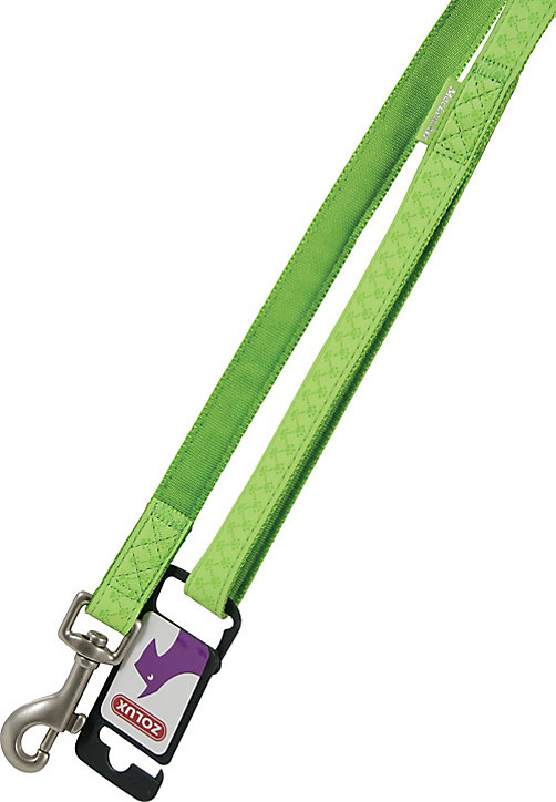 Laisse Mc Leather 10 mm L.1,2 m anis