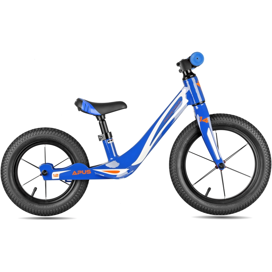 PROMETHEUS BICYCLES® Kinderlaufrad 1412, Blau, Modell APUS