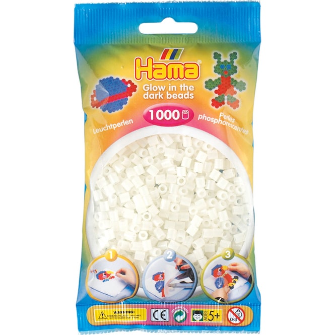 Hama Bügelperlen - 1000 Perlen - leuchtgrün