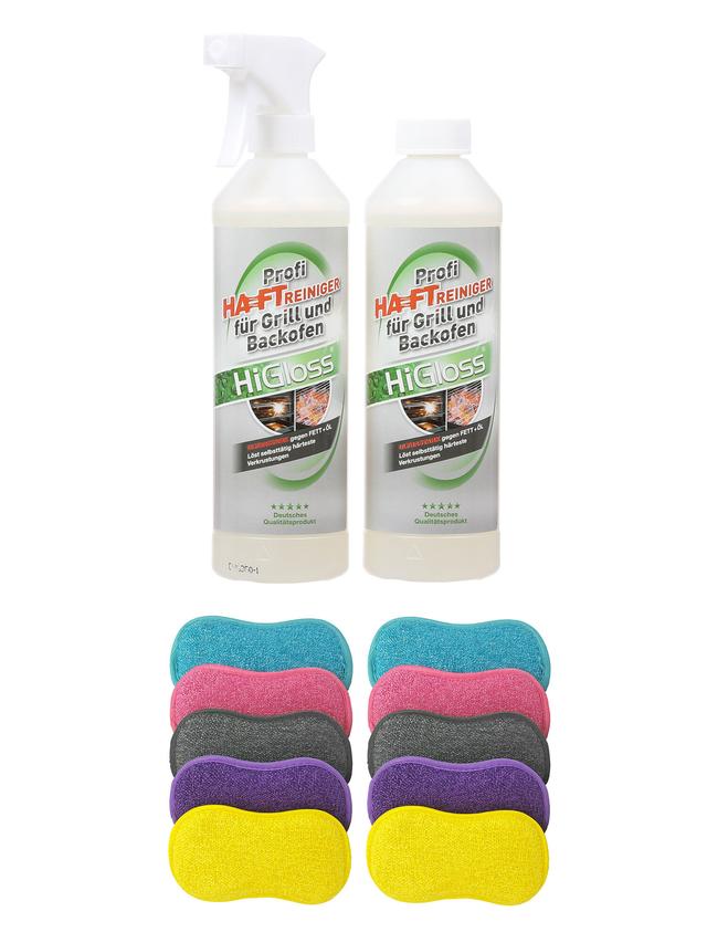 HiGloss Profi-Reinigungsset für Küche & Grill