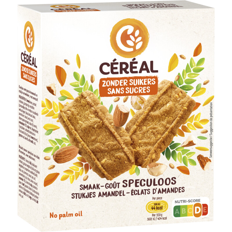 Céréal Speculoos stukjes amandel zonder suikers