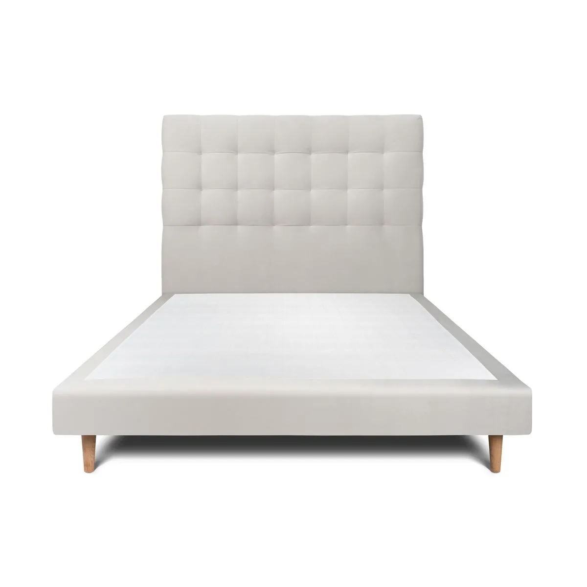 Sommeil de plomb Lit 140x190 - Gris clair