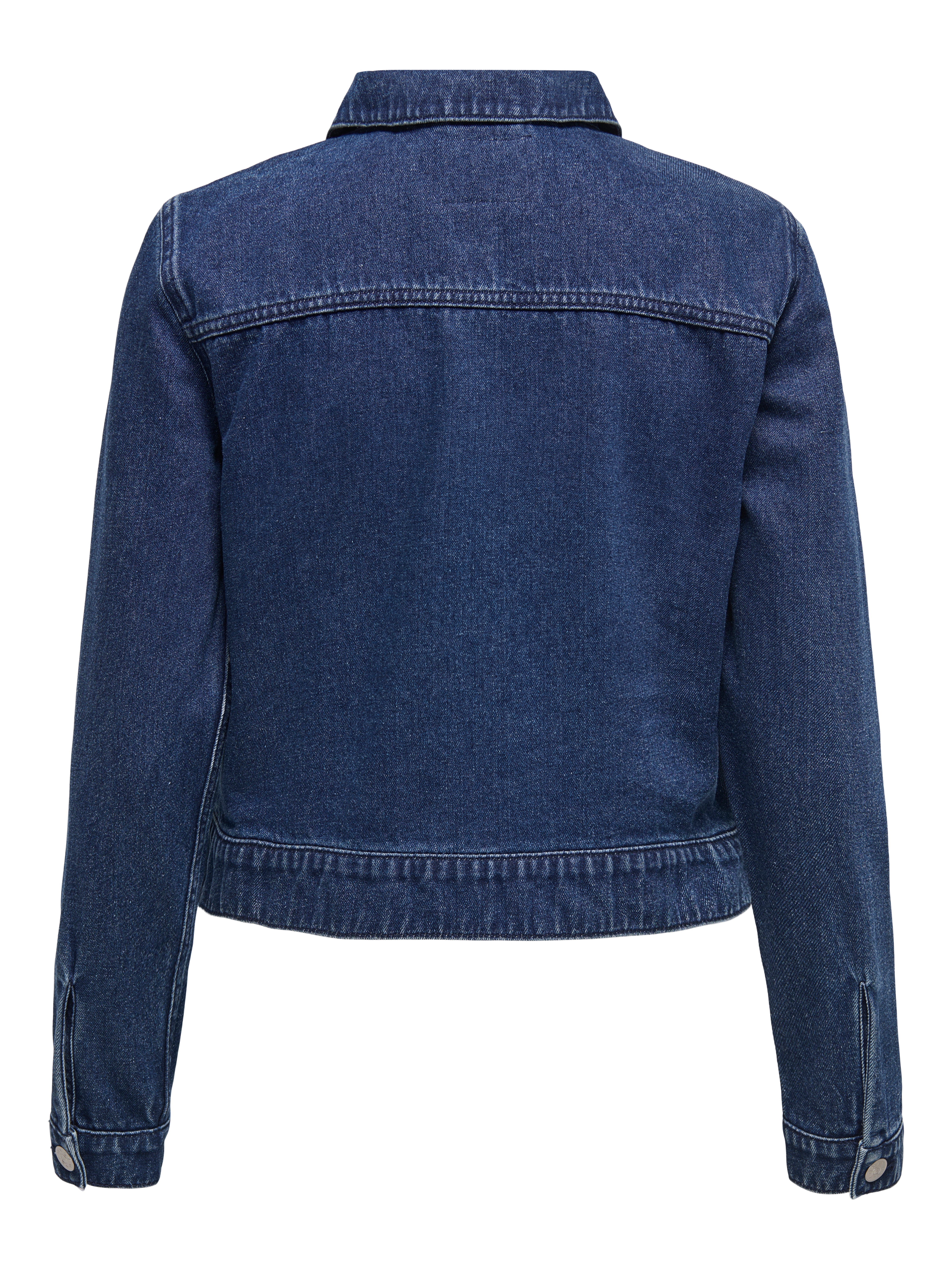 ONLRILLO Jeansjacke Dark Blue Denim