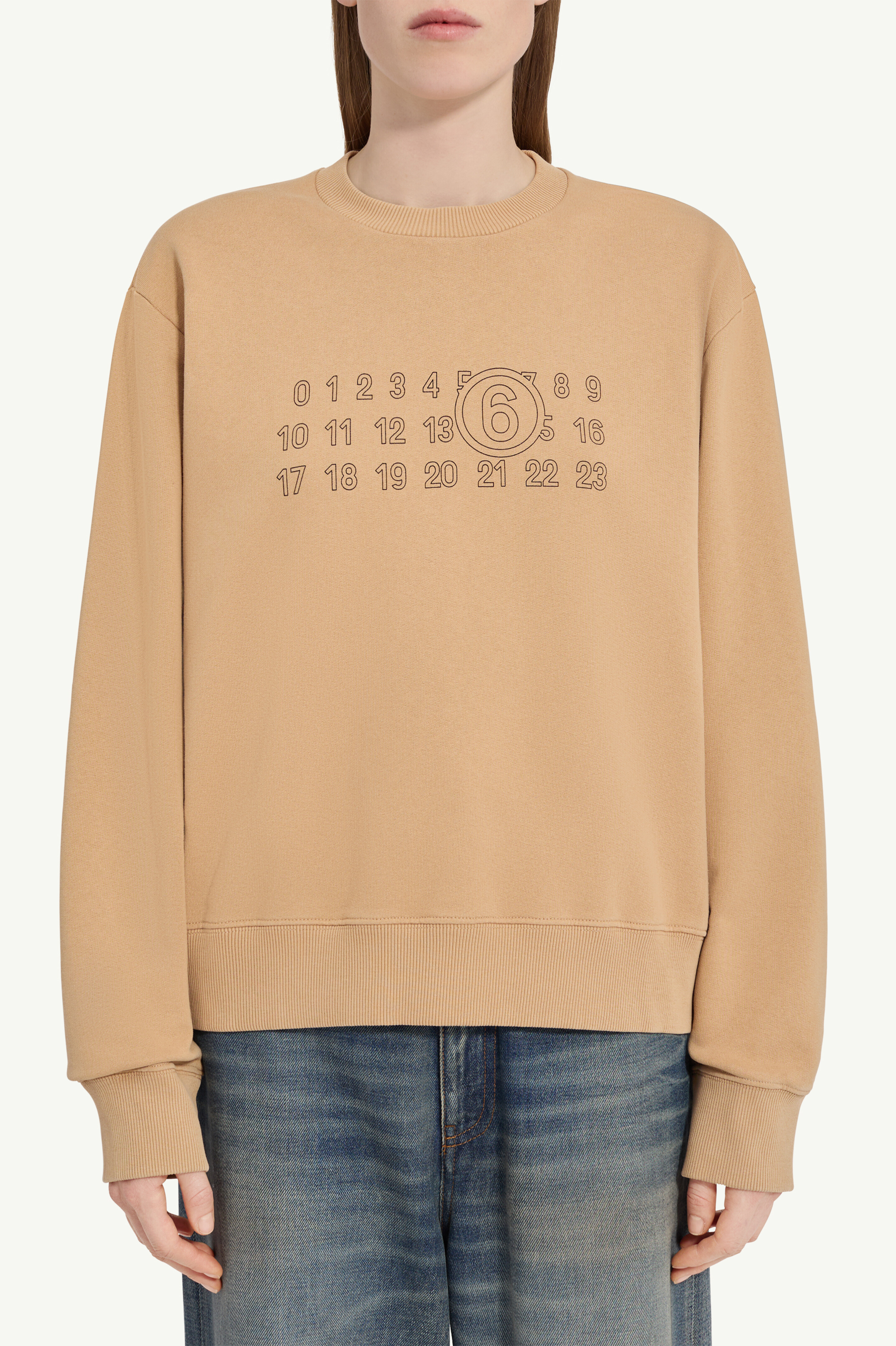 Sweat-shirt en coton pour femme | MM6