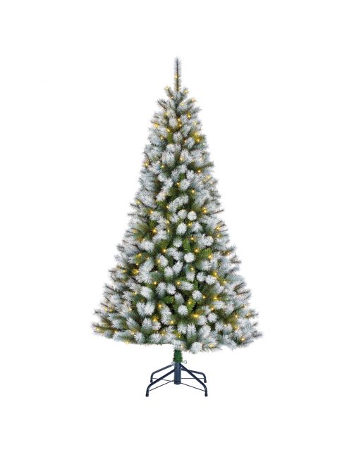 Black Box Trees Kingston Kerstboom Led Frosted Groen - Kunstgroen