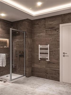 Eastbrook Wingrave handdoekradiator 50x60cm wit glans 309W