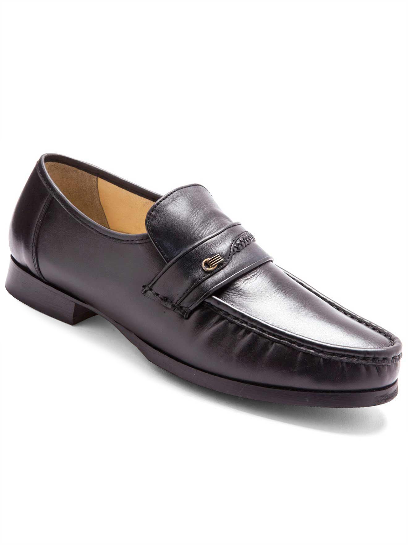Mocassins cuir grande largeur