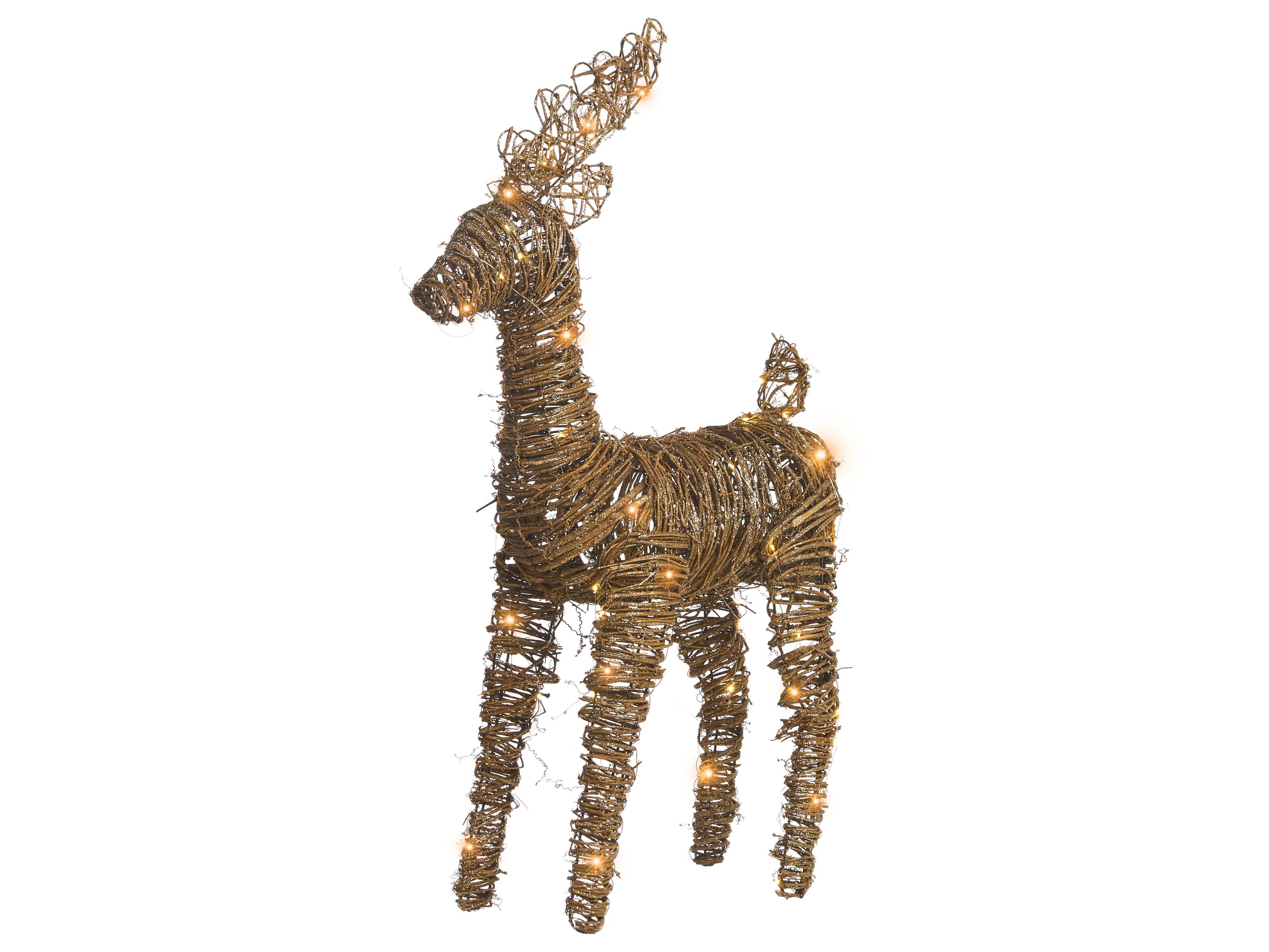 Kerstdecoratie LED GRINDAVIK Rendier 97 cm Natuurlijk