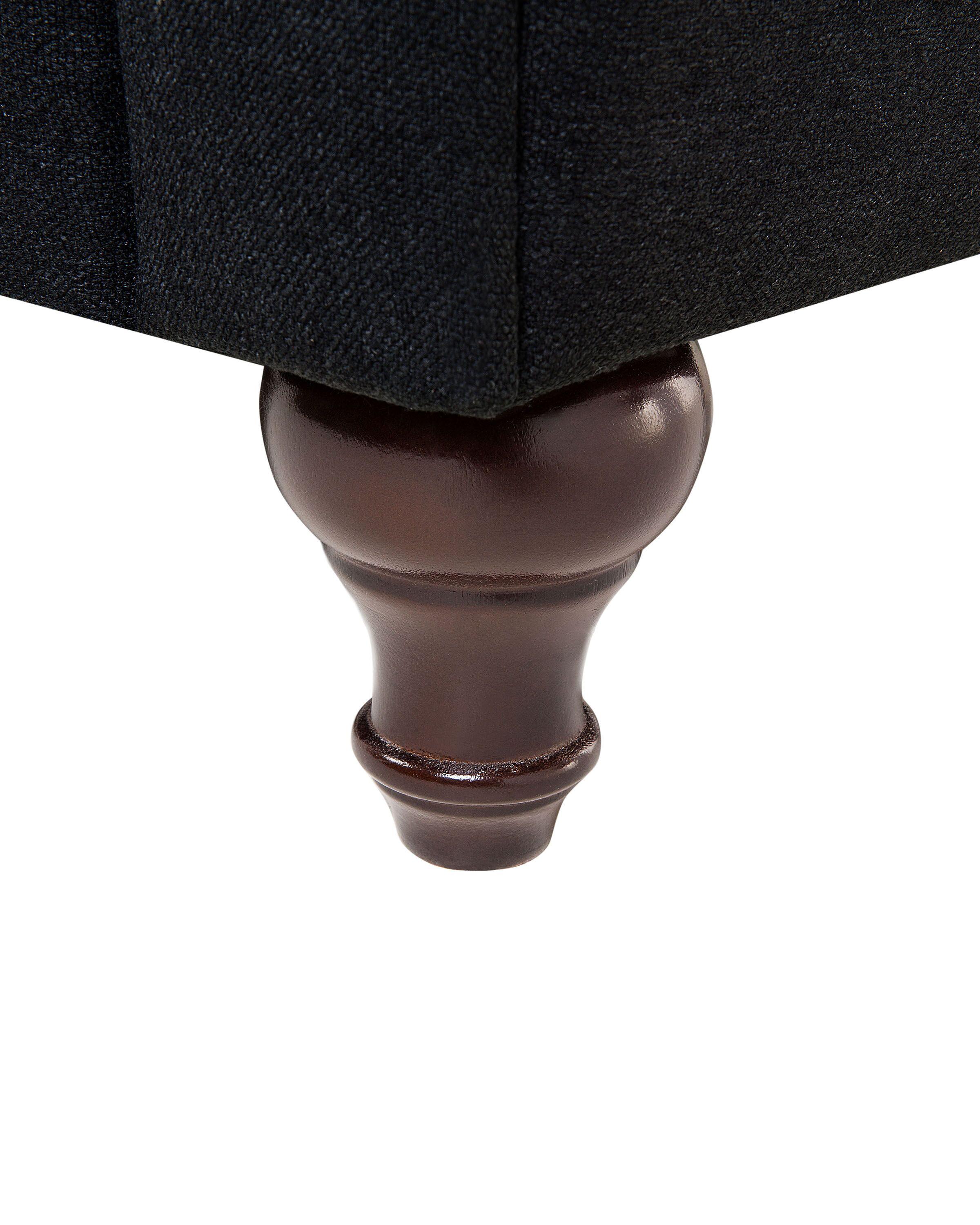 Fauteuil CHESTERFIELD Stof Grafietgrijs