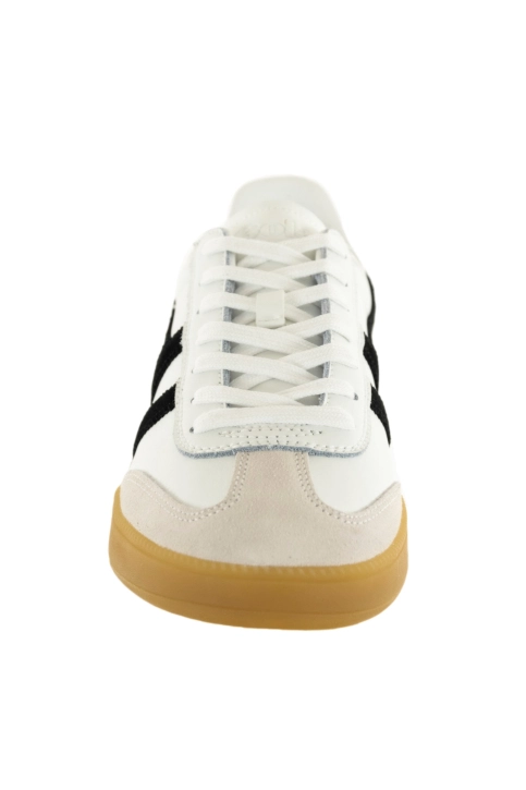 Baskets basses gola viper leather white/black/gum