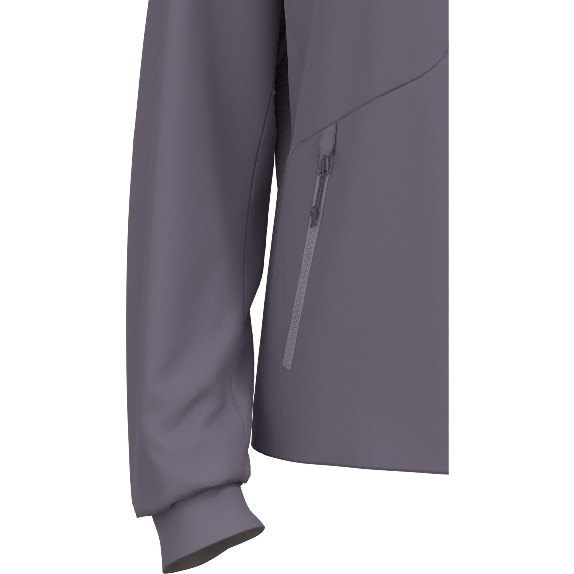 Odlo Zeroweight Windproof X Warm Jacke Damen gray ridge