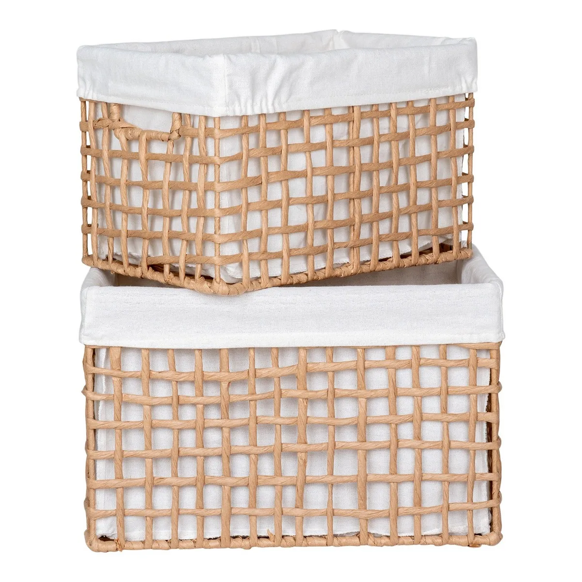 Epikasa Paniers décoratifs Bustelo - Lot de 2 - Marron