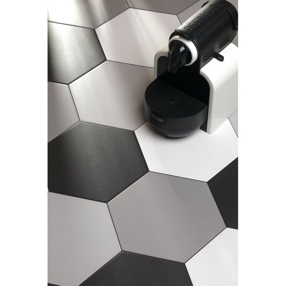 FLIS CODICER HEXAGON BASIC HVIT 25X22CM