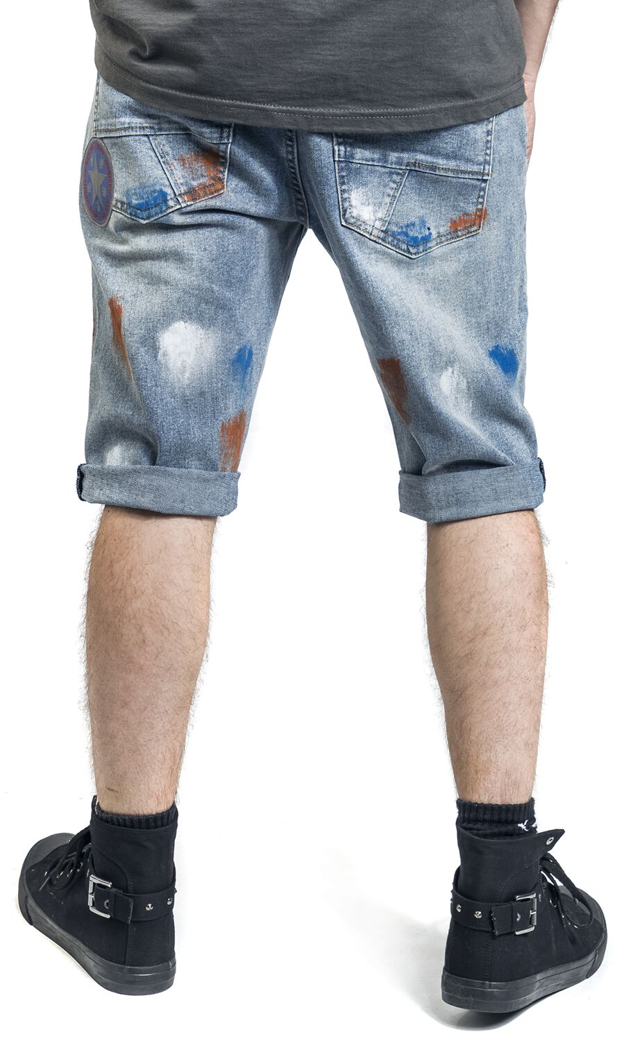 Short Délavé | Rock Rebel by EMP Short