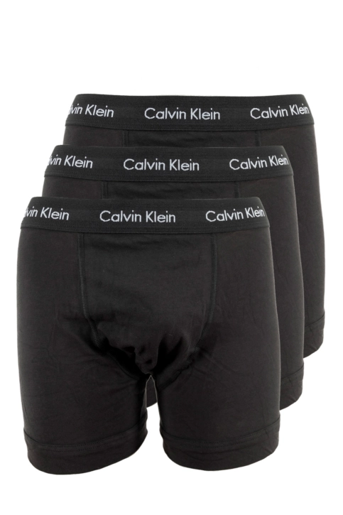 Calecons et slips calvin klein jeans 3p trunk 001 xwb black w. black wb