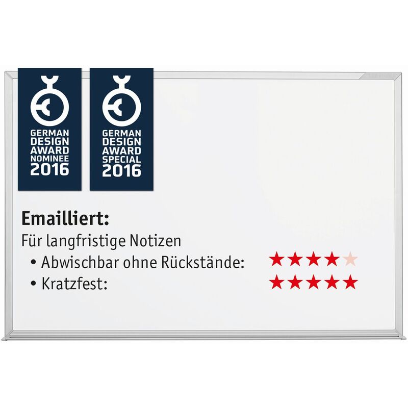 Magnetoplan Whiteboard CC, 180 x 120 cm, emailliert