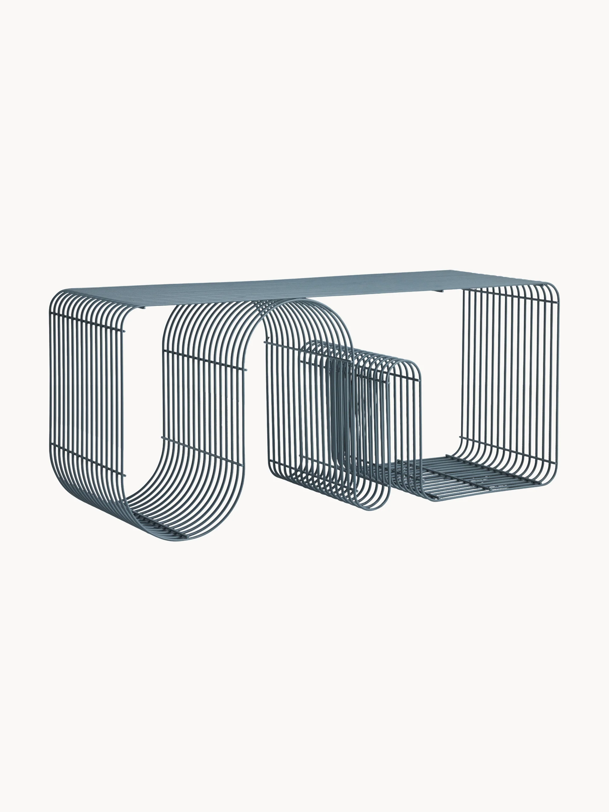 Metalen bank Curva