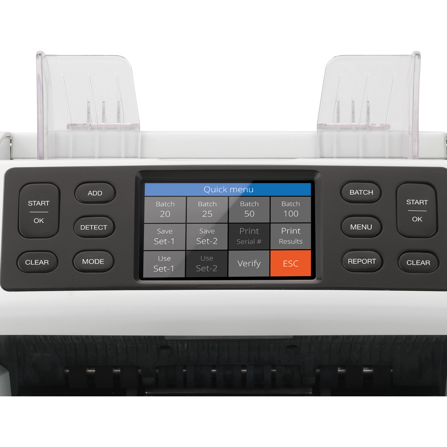 Safescan® Biljettelmachine, type: 2865-S, Metaal, grijs