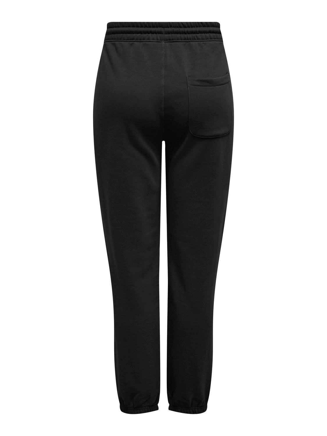 ONLBELLA Mittlere Taille Normal geschnitten Jogginghose Black