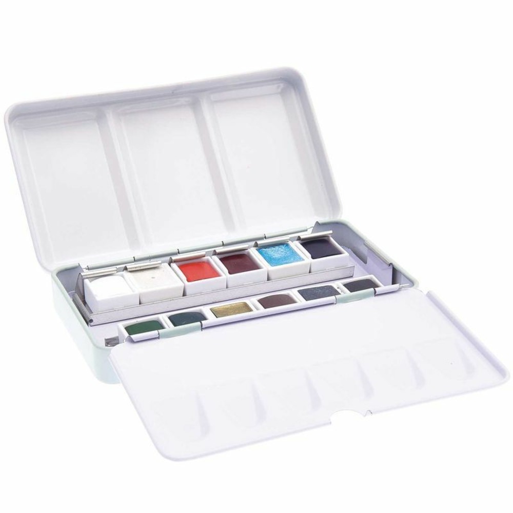 Palette d'aquarelle - couleurs froides