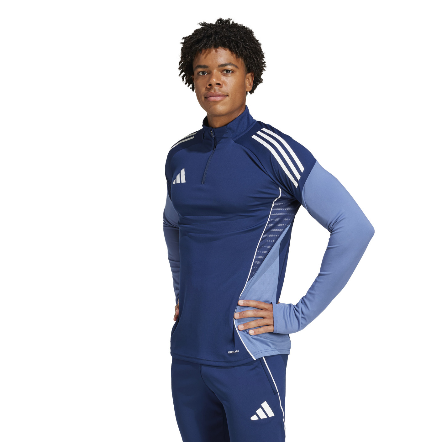 adidas Tiro 25 Competition Trainingspak 1/4-Zip Donkerblauw Wit