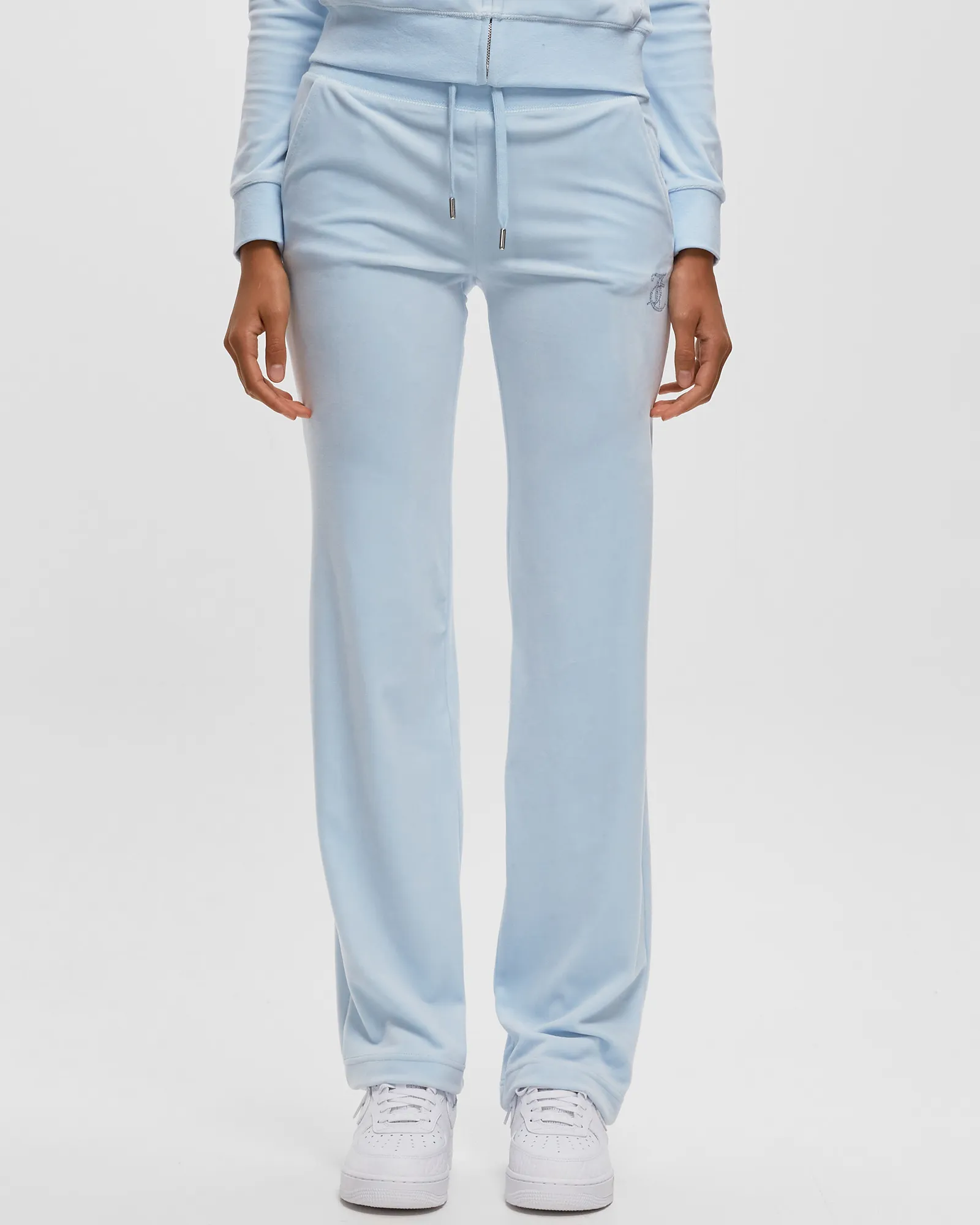 Juicy Couture WMNS CLASSIC VELOUR TRACKPANT  WITH DIAMANTE BRANDING