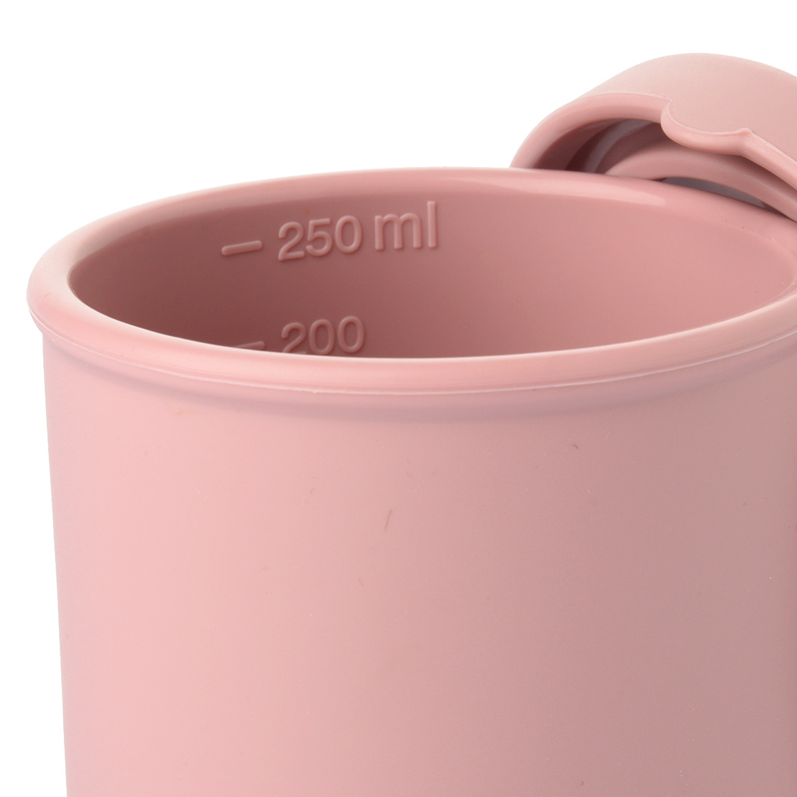 Topomini Pure Collection Kleine Silikon-Dose mit Deckel altrosa