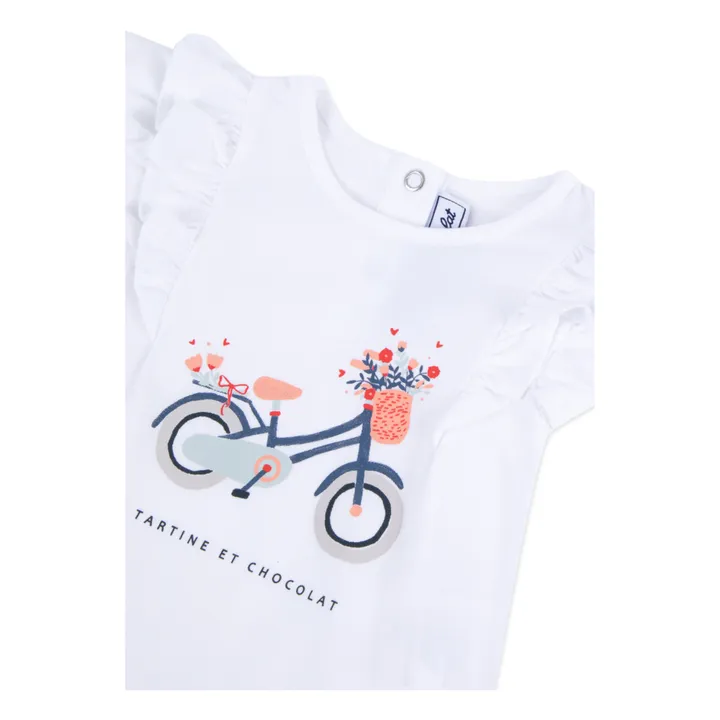 Tartine et Chocolat T-Shirt Volants | Blanc