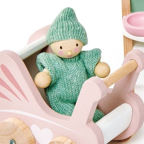 Tender leaf toys poppenhuis babykamer set