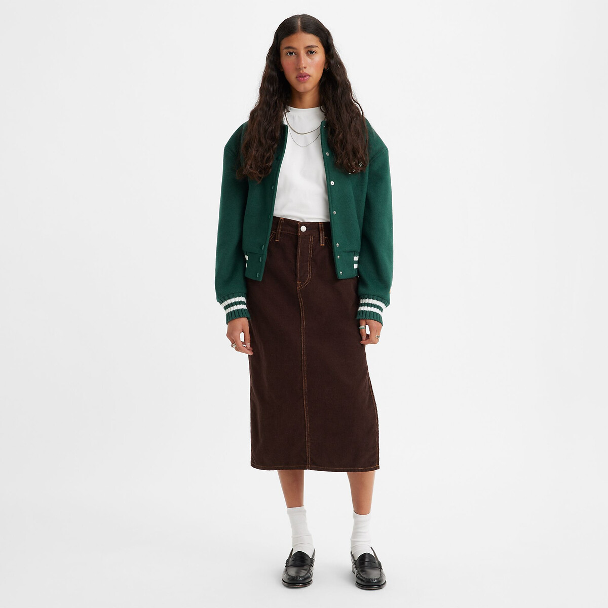 LEVI'S<br>Rok com fenda lateral