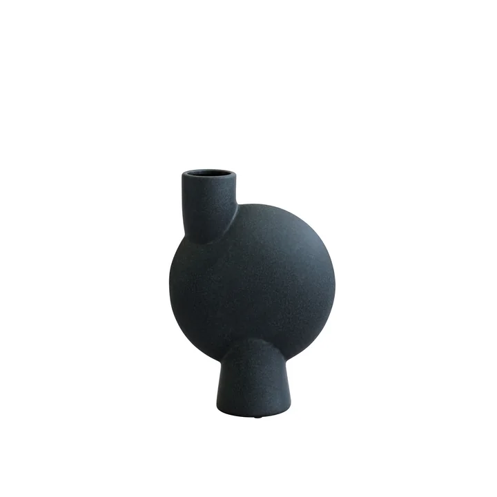 101 Copenhagen - Sphere Vase Bubl Medio, schwarz