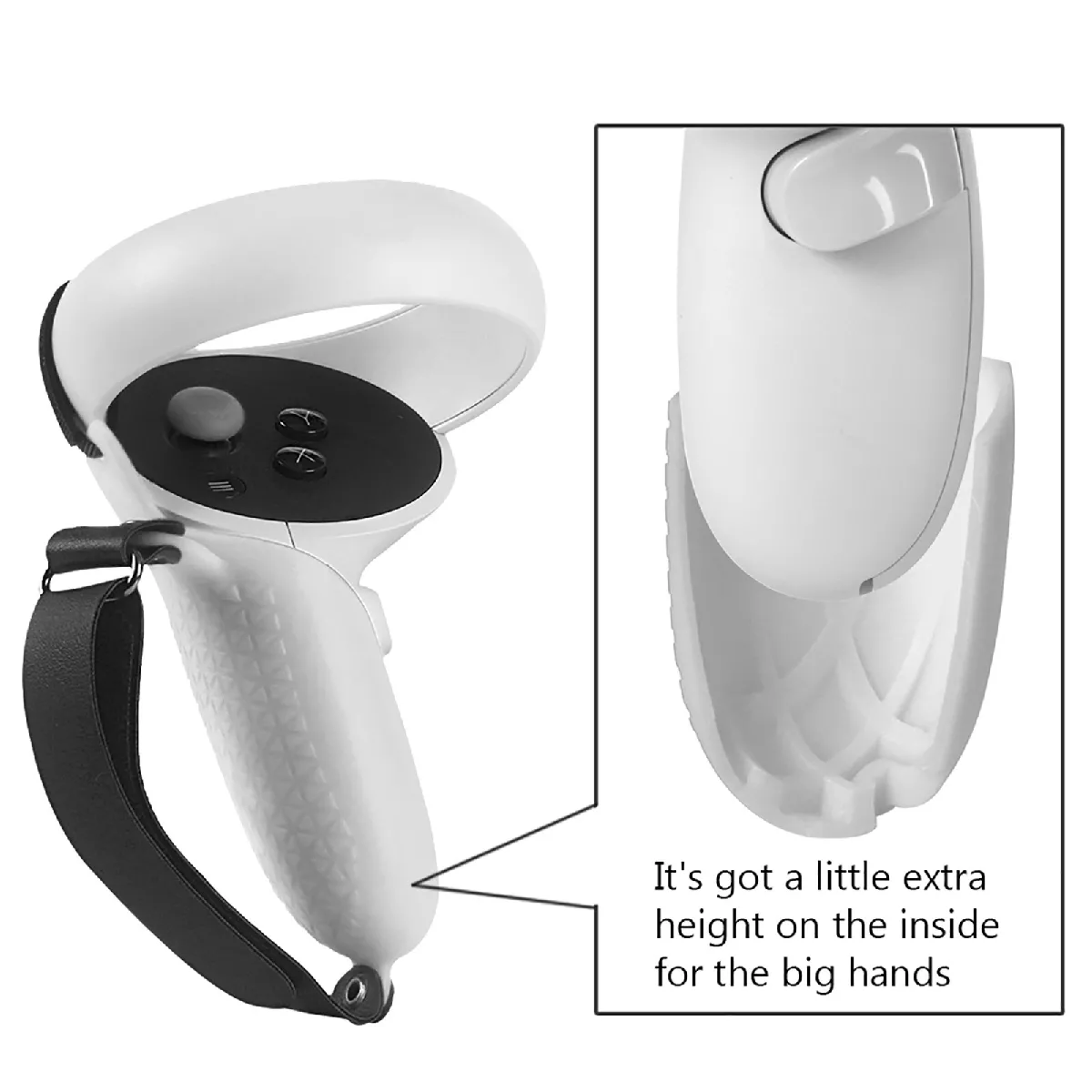 Grip de protection Oculus Quest 2 - Blanc