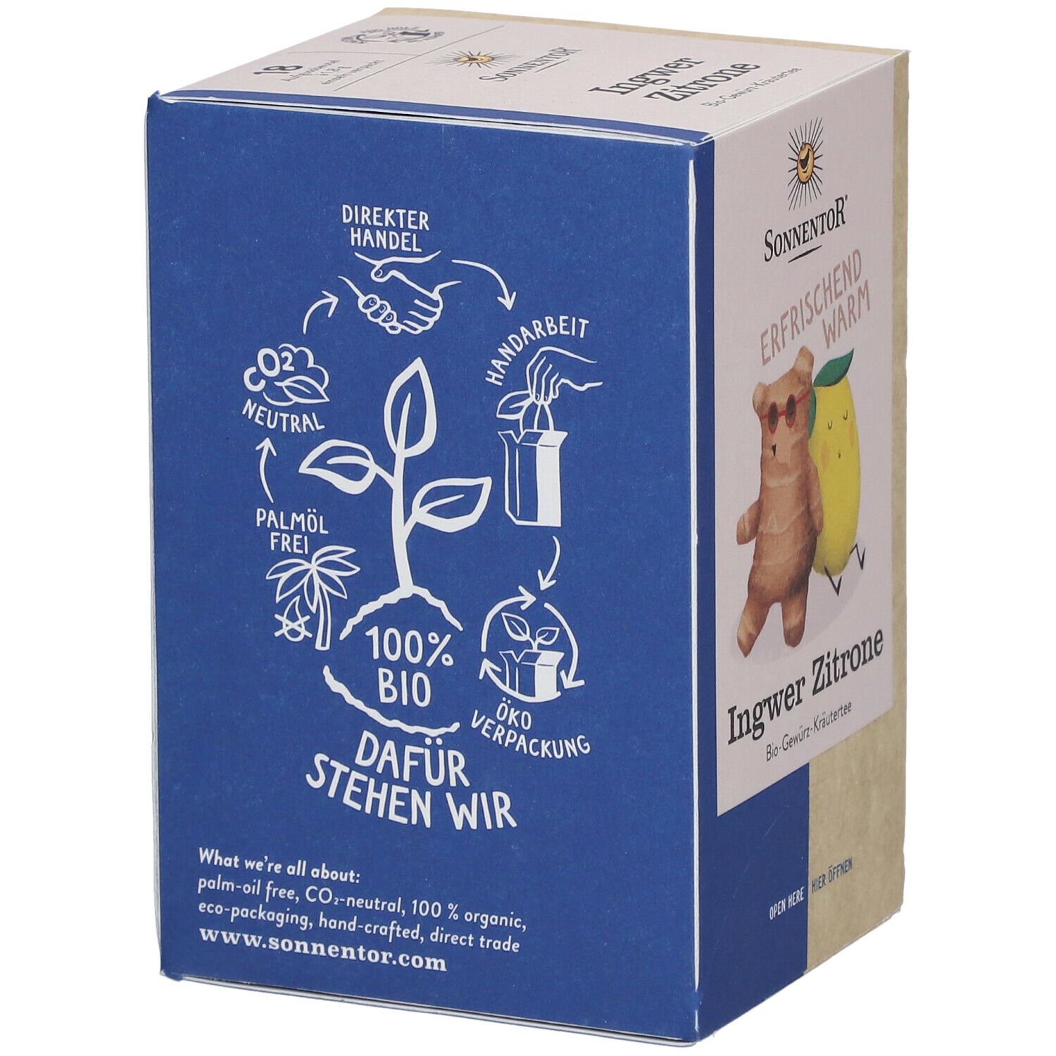 SonnentoR® Ingwer Zitrone Tee