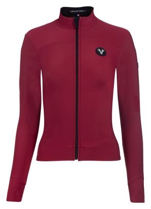 Maillot Manches Longues Femme LeBram Allos Bordeaux Coupe Ajustée