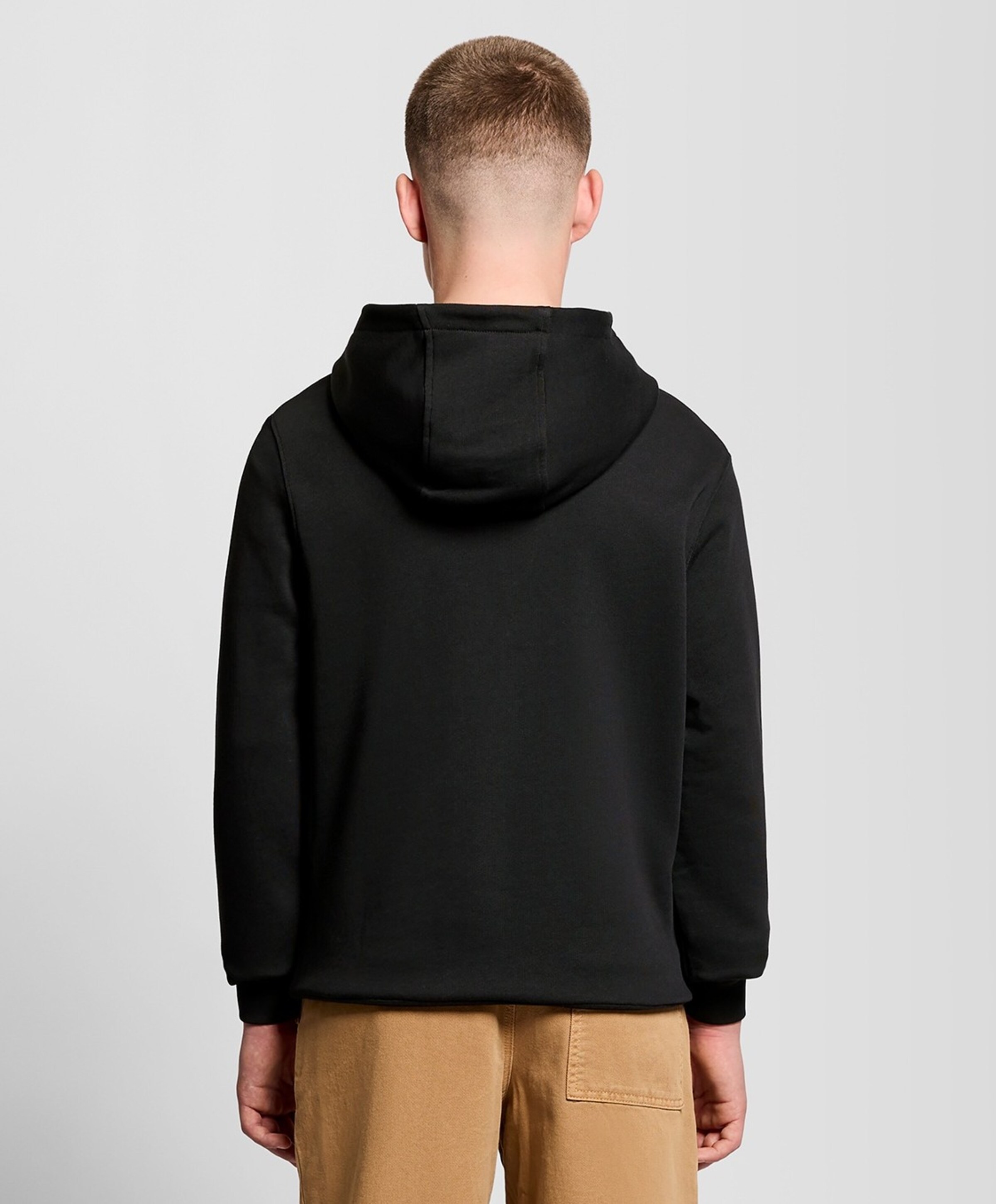 Lyle & Scott Jongens hoodie zwart